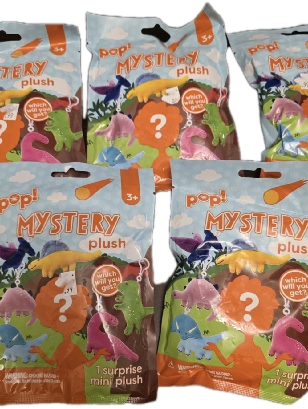Pop! Mystery Plush Blind Bag Lot Sealed Mini Plush Toys Bundle